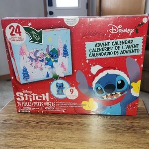 Disney Stitch Advent Calendar 24 pieces Christmas Countdown 9 figurines NEW!
